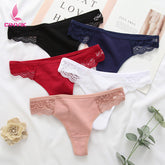 Conjunto de 5 bragas de malla en contraste